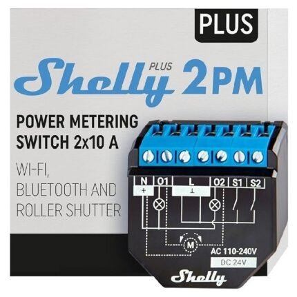 SHELLY - Plus 2PM relais Wi-Fi 2 canaux