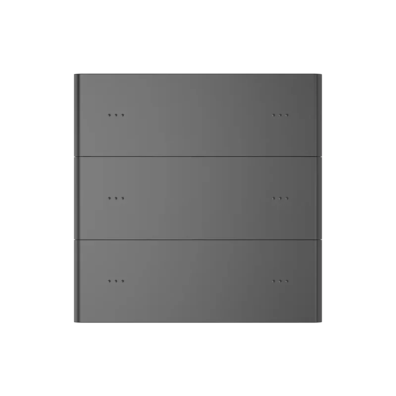 Panneau poussoir KNX DNAKE 6 boutons SH-KAW10-UIC601 — vue de face