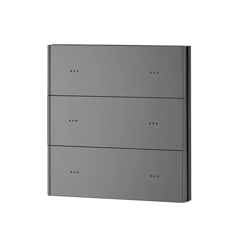 Panneau poussoir KNX DNAKE 6 boutons SH-KAW10-UIC601 — détail des touches