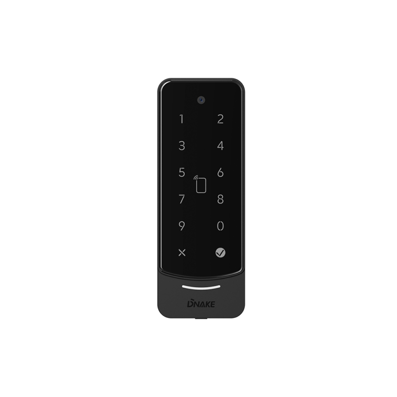 Terminal de contrôle d'accès DNAKE AC02C avec clavier tactile et lecteur de badge RFID